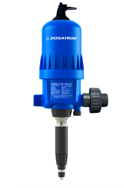 Dosatron Water Powered Doser 40 GPM 1:3000 to 1:500 (1 1/2 inch) AFLAS (709188) UPC 850019843323	