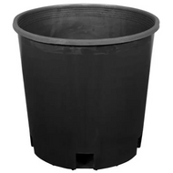 Pro Cal Premium Black Round Nursery Pots (2 Gallons) in Bulk