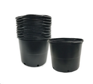 The Harvest Company Round Black Plastic Nursery Pots (7 Gallons) in Bulk
