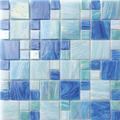 Altoglass Cascade Blue Multi size glass tile