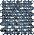 Vidrepur Glass Tile Mosaic Diamond Black