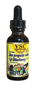 VSC Bee Propolis with Blueberry 30ml( 加拿大VSC 儿童蓝莓液体蜂胶 30ml) 