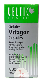 VELTIC HEALTH Vitagor Capsules Extra Strength for Men 10 Capsules(加拿大VELTIC HEALTH 植物伟哥 10粒入 男士专用)