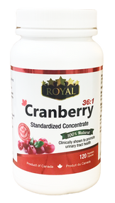 Royal Cranberry Standardized Concentrate 120 capsules (加拿大ROYAL皇家 蔓越莓精华 120粒入)
