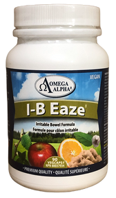 Omega Alpha  I-B Eaze for Intestines & Stomach Ulcers  90 Capsules(加拿大 Omega Alpha 肠胃溃疡灵  90粒入)
