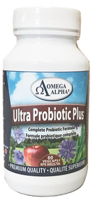 Omega Alpha  Ultra Probiotic Plus 60 Capsules(加拿大 Omega Alpha 高效益生菌  60粒入)