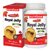 NUTRIDOM Premium Royal Jelly 1000mg 120Softgels(加拿大 NUTRIDOM 蜂王浆精华 1000mg 120粒入)