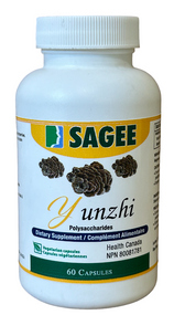  SAGEE YUNZHI Cloud Mushroom Extract 500mg 60 Capsules(加拿大 SAGEE 雲芝丹 500mg 60粒入)