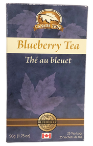 CANADA TRUE Blueberry Tea  25 Tea Bags 50g(加拿大CANADA TRUE 盒装蓝莓茶  25茶包 50g)