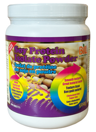 BILL Soy Protein Isolate Powder 500g(加拿大 BILL 大豆蛋白粉  500g)