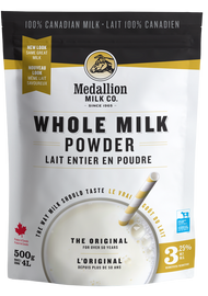 MEDALLION Whole Milk Powder  500g(加拿大 MEDALLION 全脂奶粉  袋裝 500g)