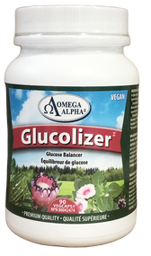  Omega Alpha Glucolizer-Glucose Balancer-Helps promote healthy glucose metabolism 90 Veg Capsules(加拿大Omega Alpha 平衡降糖丹- 90粒入)