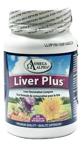Omega Alpha Liver Plus-Liver Healthy Support Formula  90 Veg Capsules(加拿大Omega Alpha Liver Plus 护肝宝 90粒入)