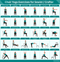 30 Chair Yoga Exercises Stretches for Sewist Crafter Knitter Artist Beginner  Poster and Instructions