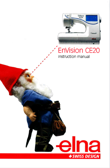Elna ce20 Sewing machine instruction manual