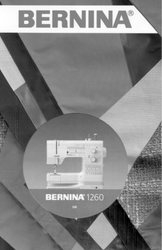Bernina 1260 Sewing machine instruction manual
