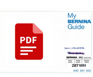 Bernina 850 840 841 842 Sewing machine instruction manual