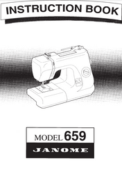 Janome - New Home 659 Sewing Machine Instruction Manual