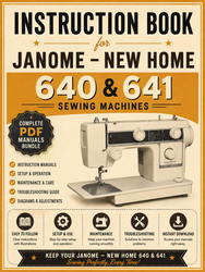 Janome - New Home 640 Sewing Machine PDF
