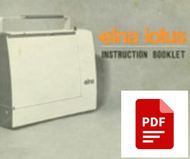 Elna Lotus Sewing Machine PDF Manual