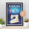 Bernina Sewing Machine Vintage Retro Wall Art Advertising Poster PDF