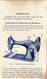 Singer antique 127 & 128 sewing machine manual