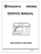 Husqvarna 2000 Sewing machine PDF Service manual in English