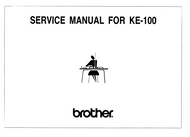 Brother KE-100 Sewing Machine Motor Service Manual Vintage PDF Download