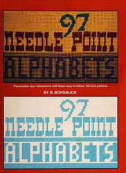 97 Needlepoint Alphabets Needlepoint & Сross stitch Patterns & Designs Vintage 143 page book
