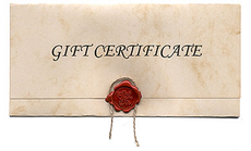 Gift Certificate $300.00