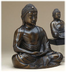 Bronze Japanese Buddha medium