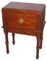 The San Marco Antique Finish End Table 300 Count Humidor
