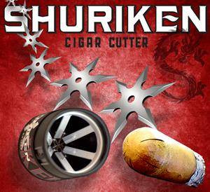 $2.00 off New  SALE Shuriken Cigar Cutter featuring i-Draw Technology 