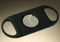 Double Blade Guillotine Cigar Cutter Black Cuts up to 64 Ring