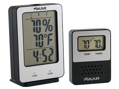 Xikar 833XI Rectangle Digital Hygrometer 