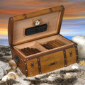 The Gold Rush Trunk Style 200 ct. Cigar Humidor