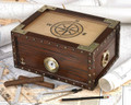 The Maiden Voyage Nautical Style 100 ct. Cigar Humidor