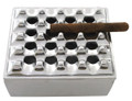 Square Grid Cigar Ashtray 7"