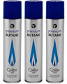 3 Pk. Colibri Butane Premium Triple Refined Refill 3.04 oz.