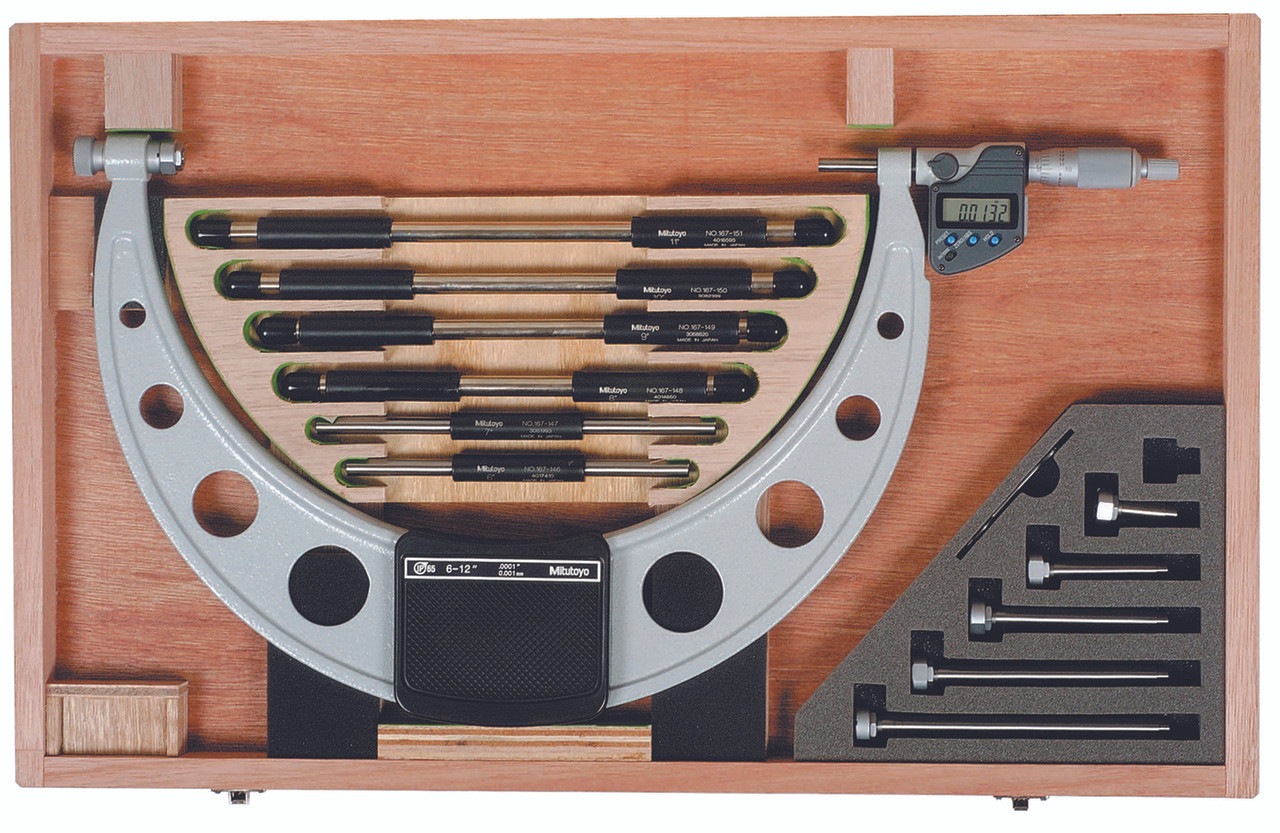 Mitutoyo 34035230 OD Micrometer 612" Range SPC Output