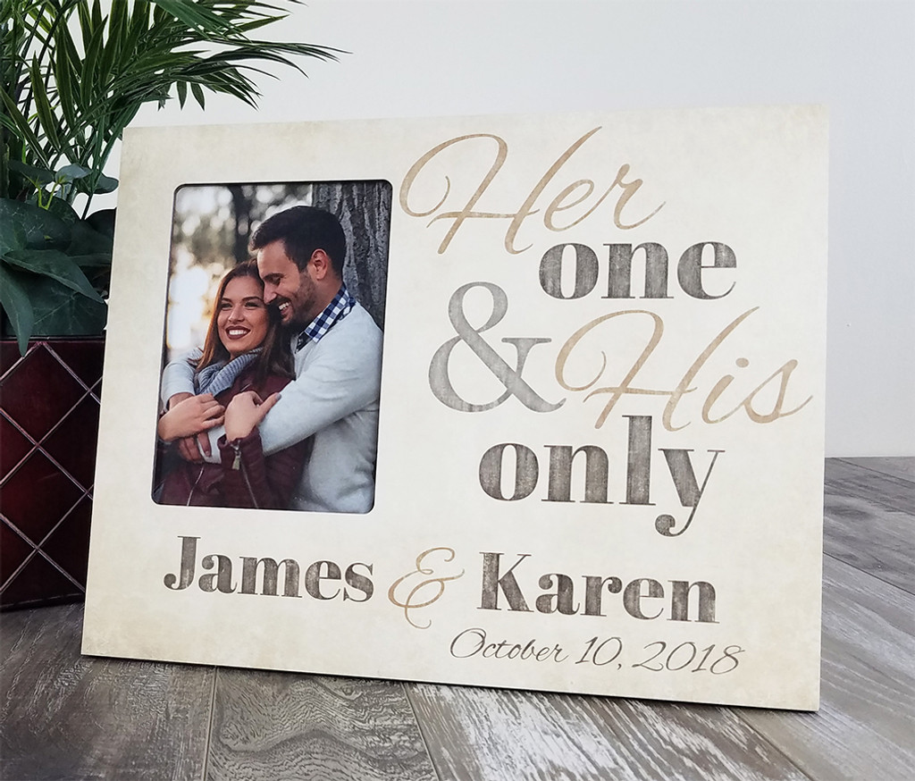 personalized wedding picture frame