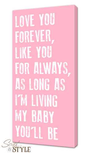 Custom quote on canvas