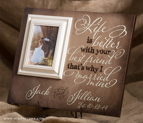 personalized established picture frame