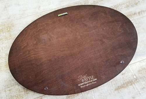 Wood family established sign