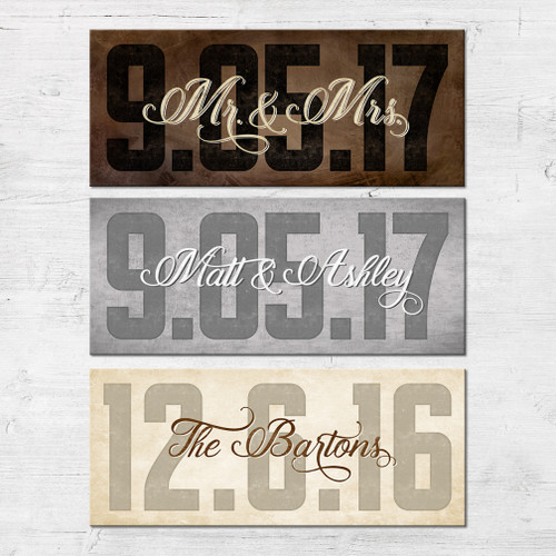 Established wooden sign
