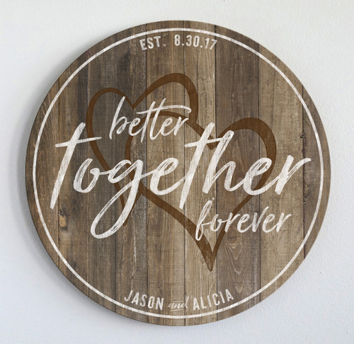 custom wooden sign