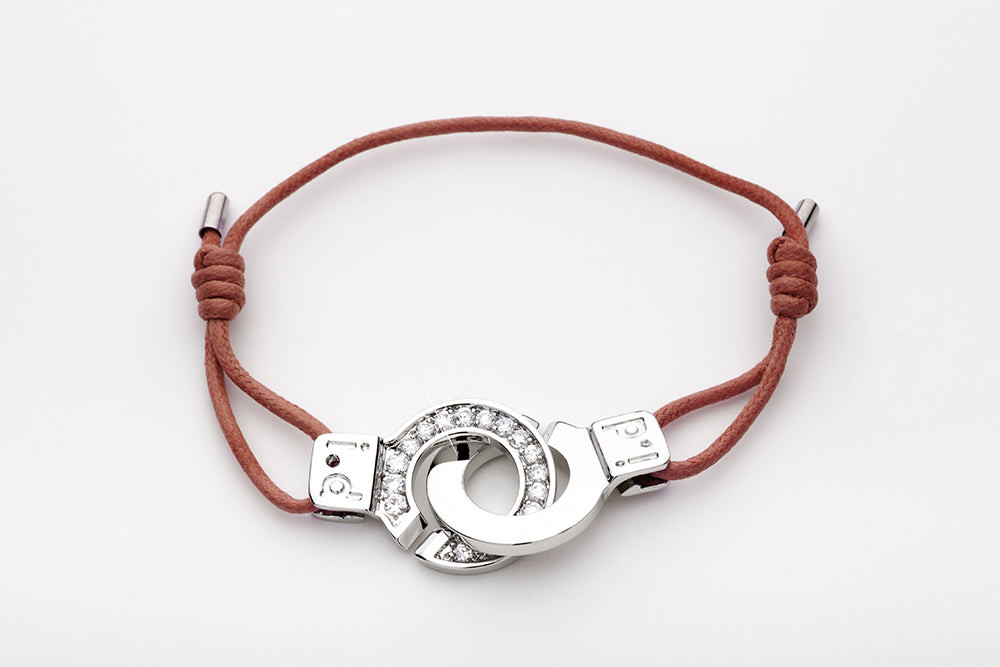 Buy Biker Partner In Crime Handcuff Bangle Bracelet For Men Black Silver  Tone Stainless Steel 8 Inch Button Hinge Clasp Online at desertcartINDIA