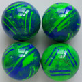 Martel DUO TOP GF - Ocean blue - fluorescent green - Set of four.