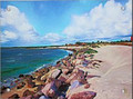 The Beach at Ponce Inlet 8"x10"