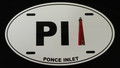 PI Oval License Plate